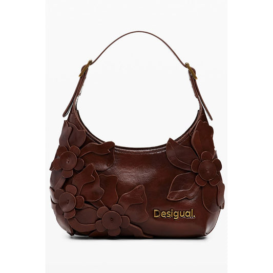 Desigual Brown Polyethylene Women Handbag