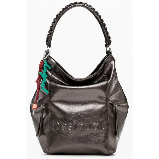 Desigual Bronze Polyethylene Women Backpack