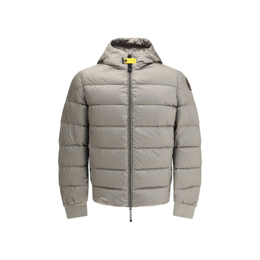 Parajumpers Graue, durchgehende Jacke aus Polyamid