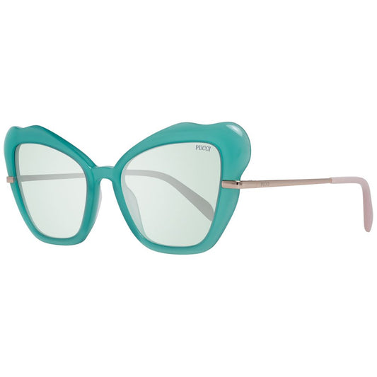 Emilio Pucci Türkis Damen Sonnenbrille
