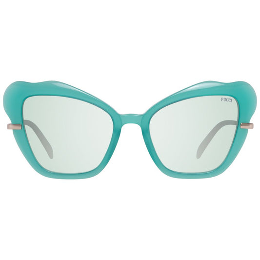 Emilio Pucci Türkis Damen Sonnenbrille