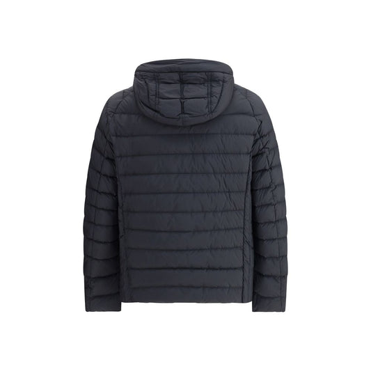 Parajumpers Schwarze, durchgehende Jacke aus Polyamid