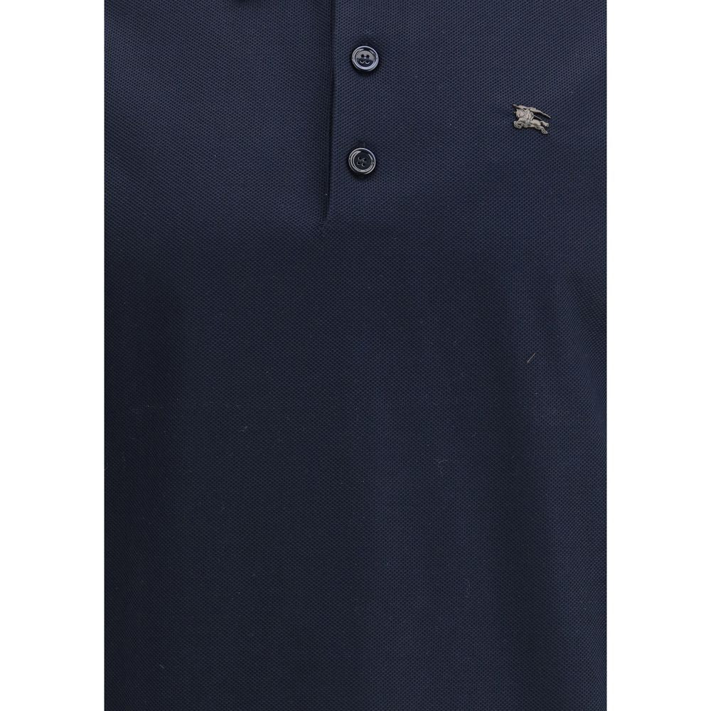 Burberry Poloshirt aus Baumwolle in Blau