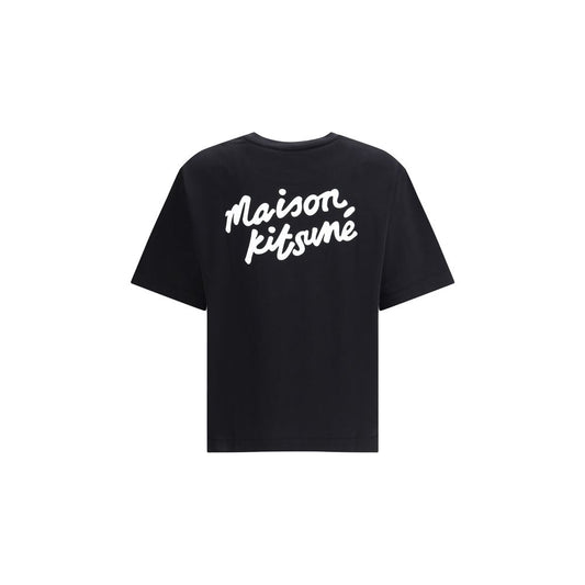 Maison Kitsuné – T-Shirt mit Kontrastlogo