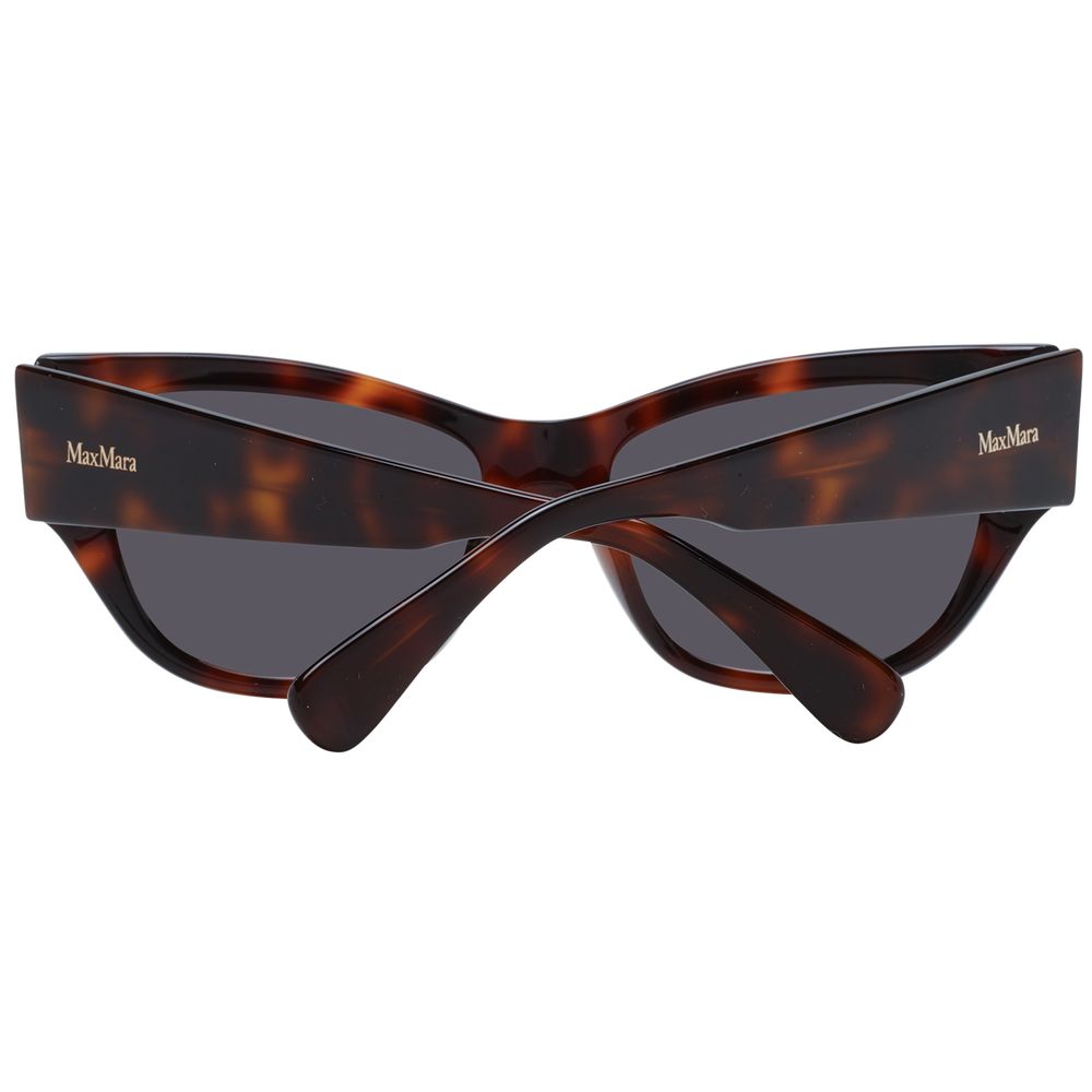 Max Mara Braune Sonnenbrille aus Kunststoff