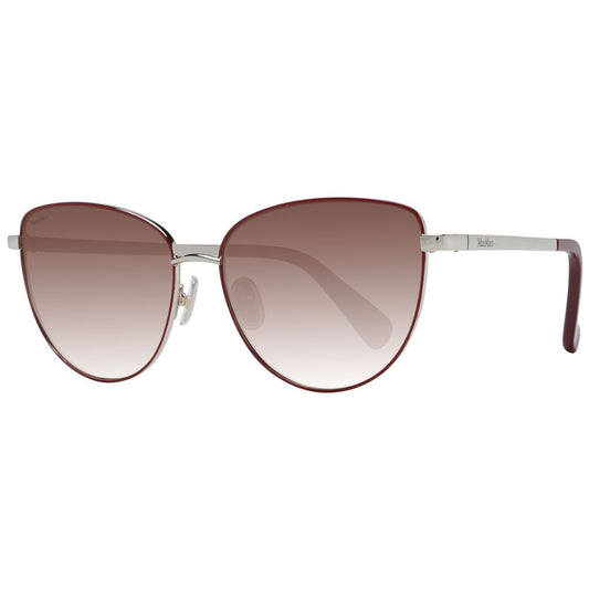 Max Mara Sonnenbrille aus rotem Metall