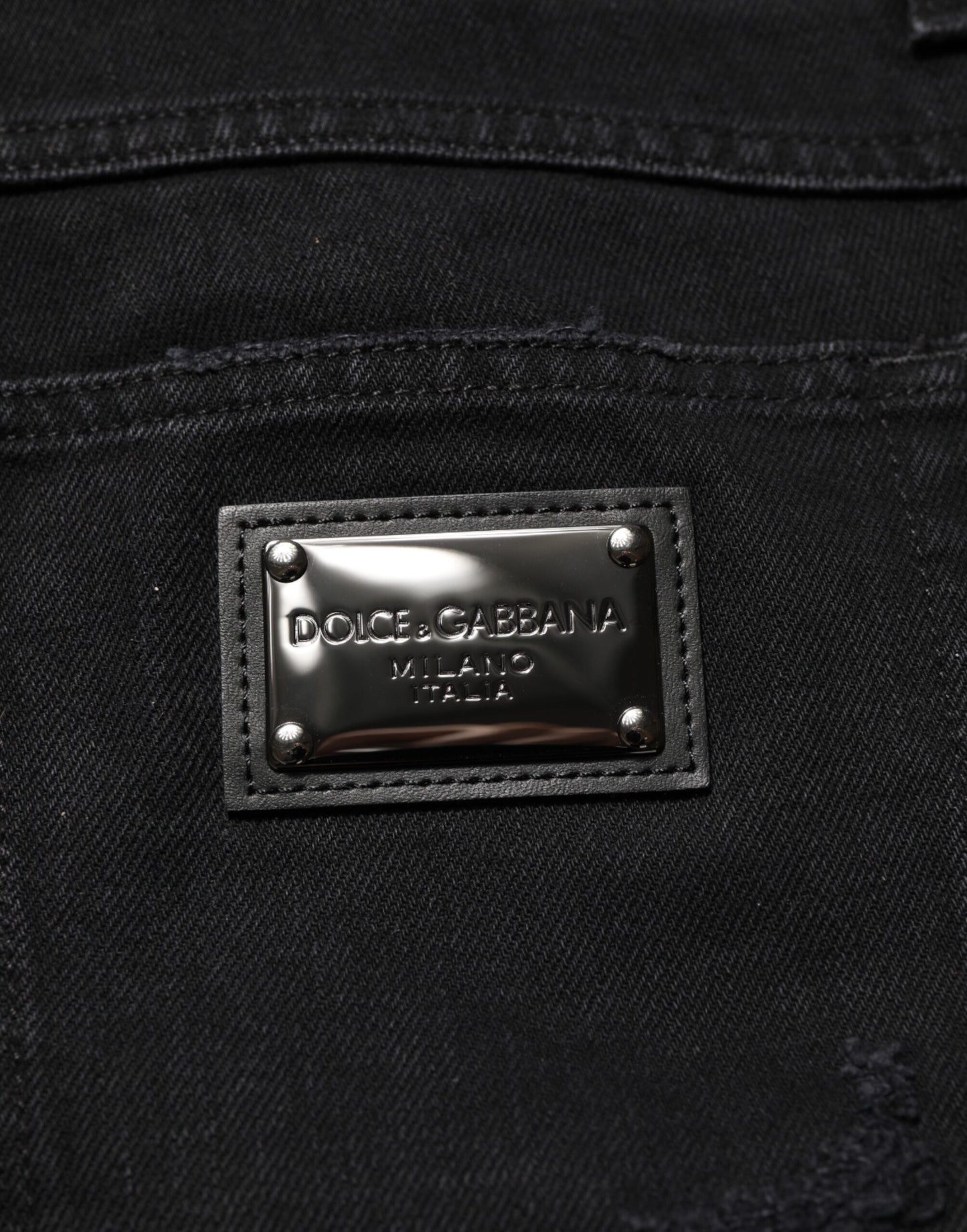 Dolce & Gabbana Schwarze Jeans aus normalem Baumwolldenim für Herren