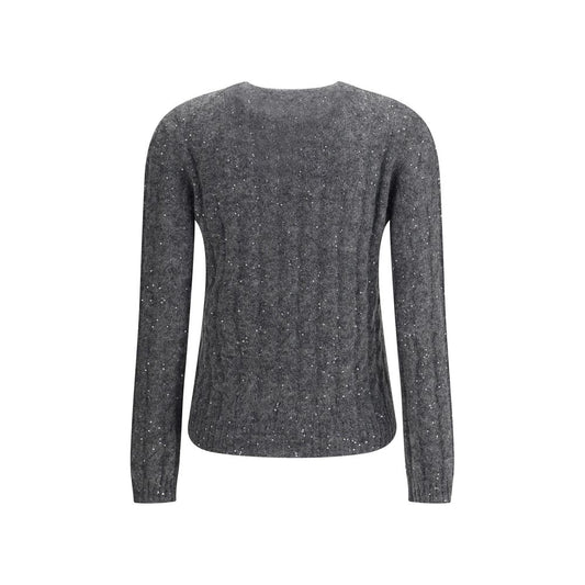 Brunello Cucinelli Dazzling Cable's Pullover aus Mohair, Baumwolle und Wolle