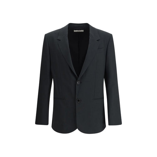 Ami Paris Gray Fleece Wool Clothing