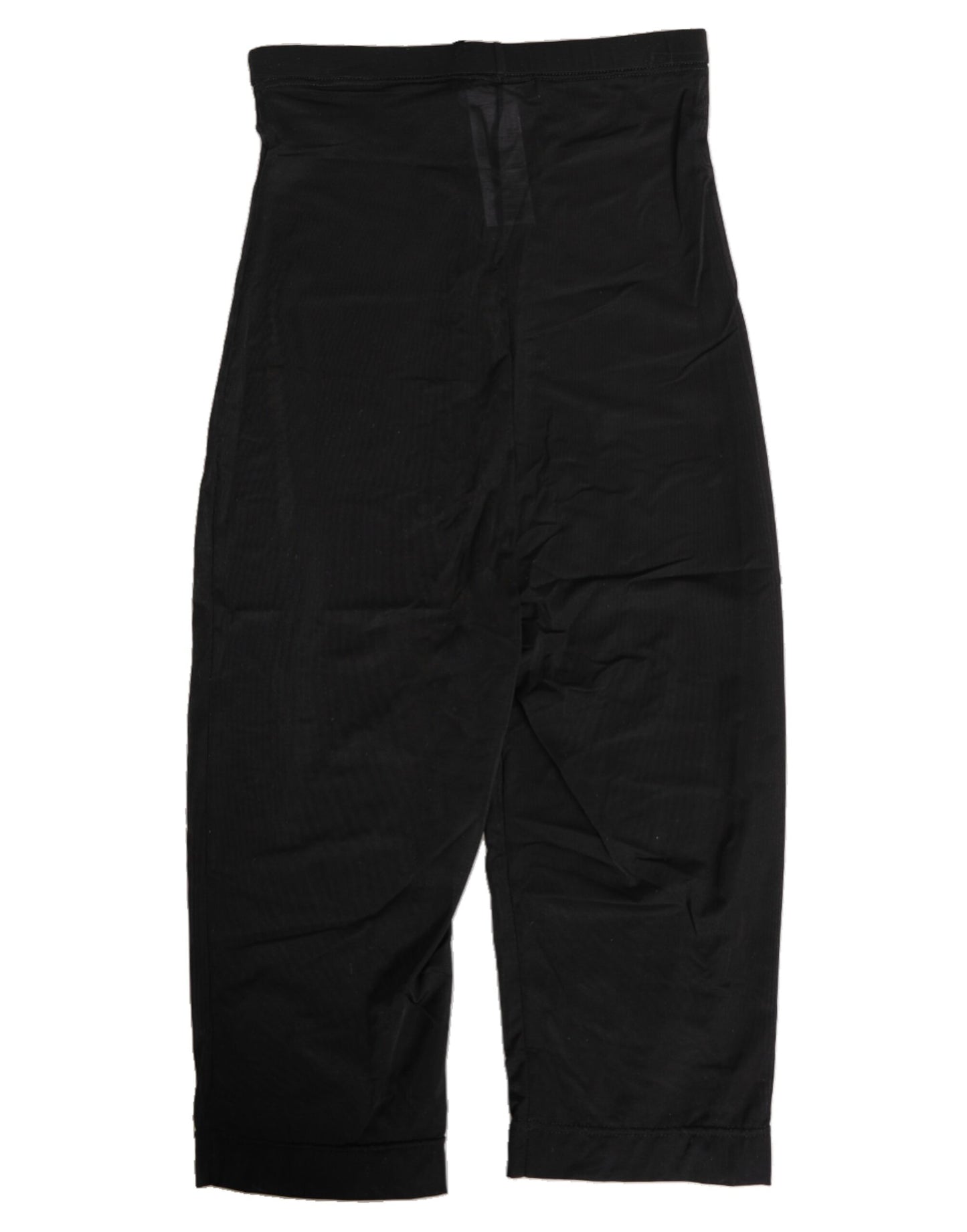 Dolce & Gabbana – Schwarze, enge Midi-Hose mit hoher Taille