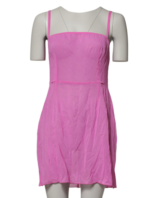 Dolce & Gabbana – Transparente Dessous-Unterwäsche aus Nylonmischung in Rosa