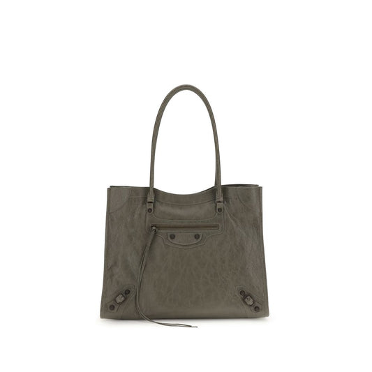 Balenciaga Grüne Lammleder-Schultertasche Modell Ovis Aries Aries