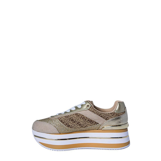 Guess – Beigefarbener Polyester-Sneaker
