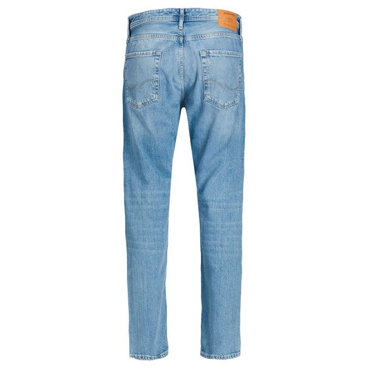 Jack Jones Blaue Baumwolljeans mit entspannter Passform