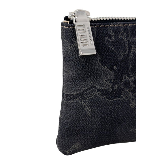 Alviero Martini Prima Classe schwarze Polyester-Geldbörse