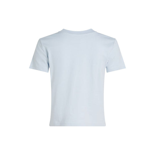 Calvin Klein Jeans – T-Shirt aus recycelter Baumwolle, Blau