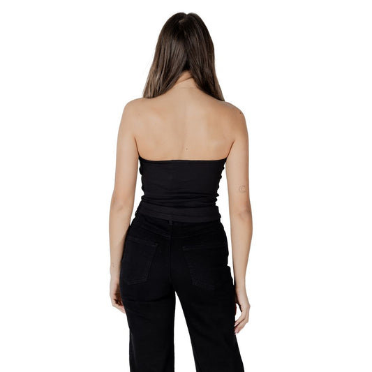 Calvin Klein Jeans – Schwarzes Oberteil aus recycelter Baumwolle