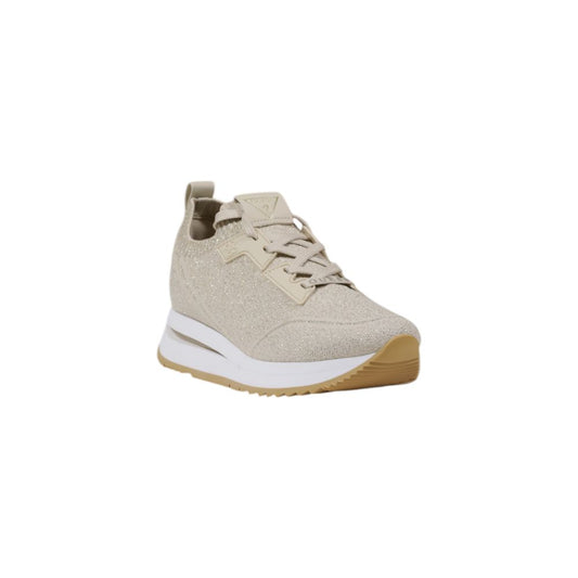 Guess – Beigefarbener Polyester-Sneaker