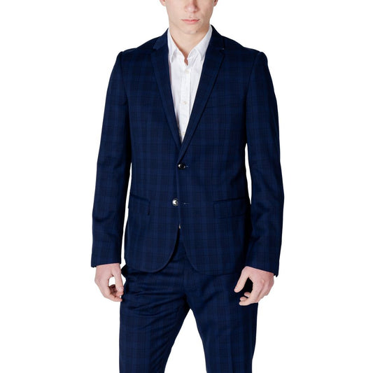 Antony Morato Blauer Polyester-Blazer