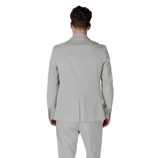 Antony Morato Grauer Polyester-Blazer