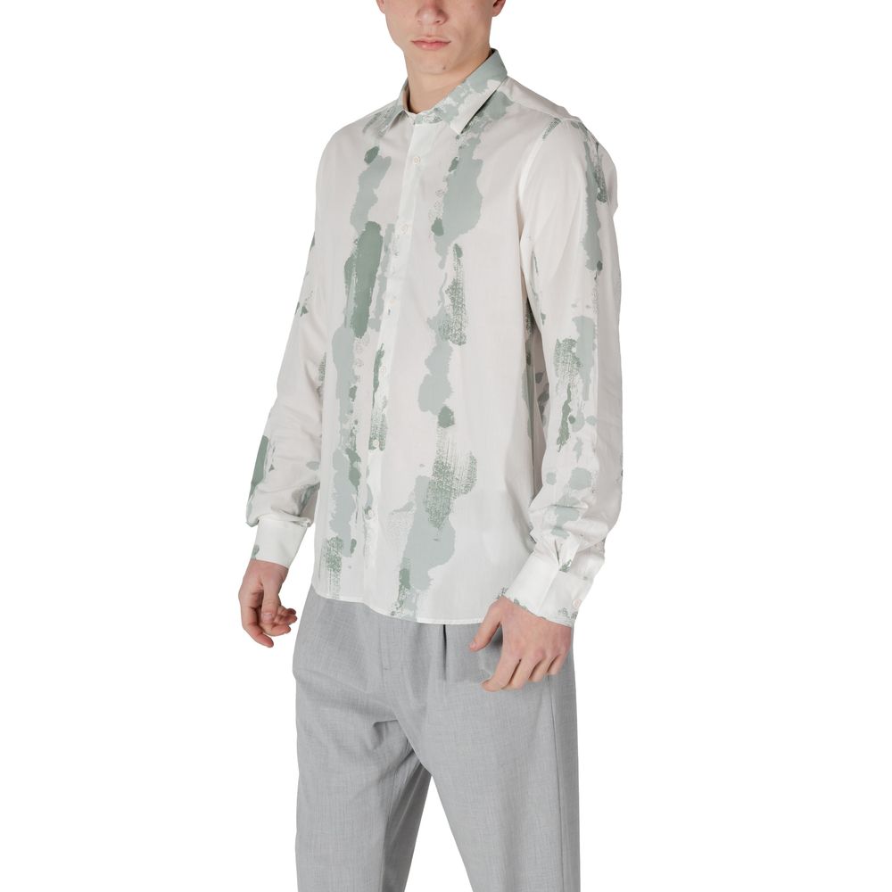 Antony Morato Bicolor Viskose Hemd mit Muster