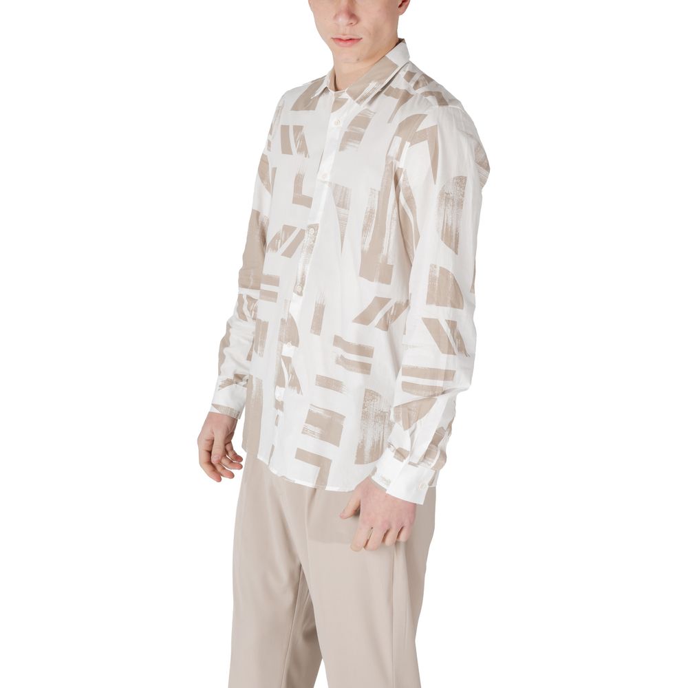 Antony Morato Beige Viskosehemd
