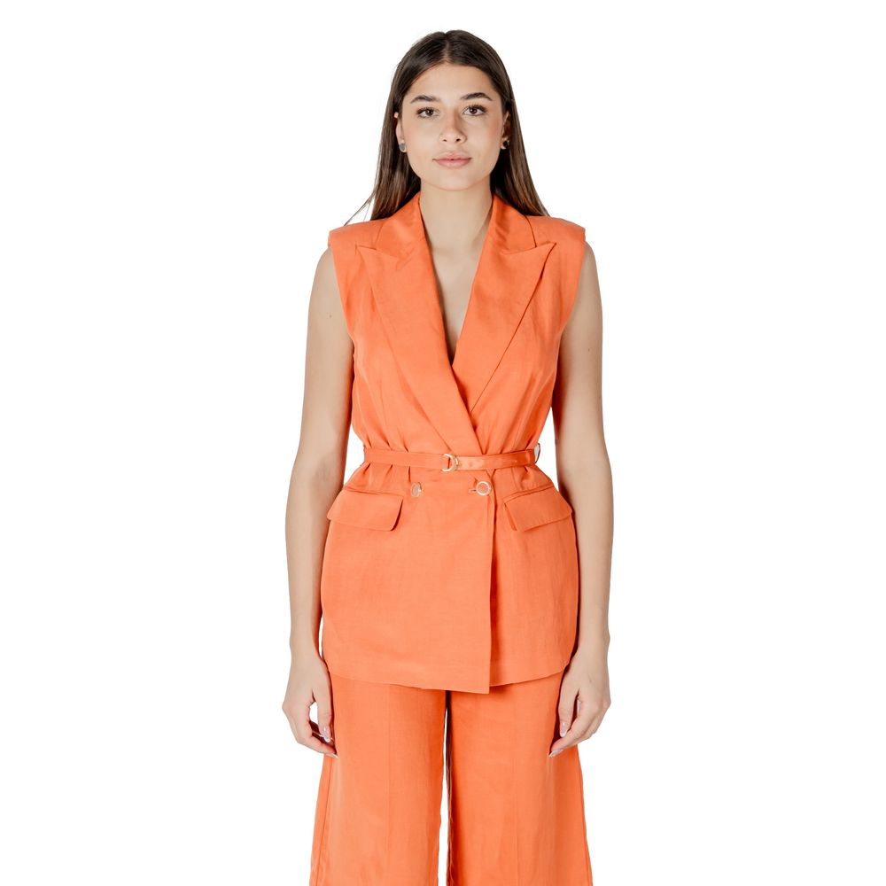 Liu Jo – Orangefarbene Lyocell-Weste