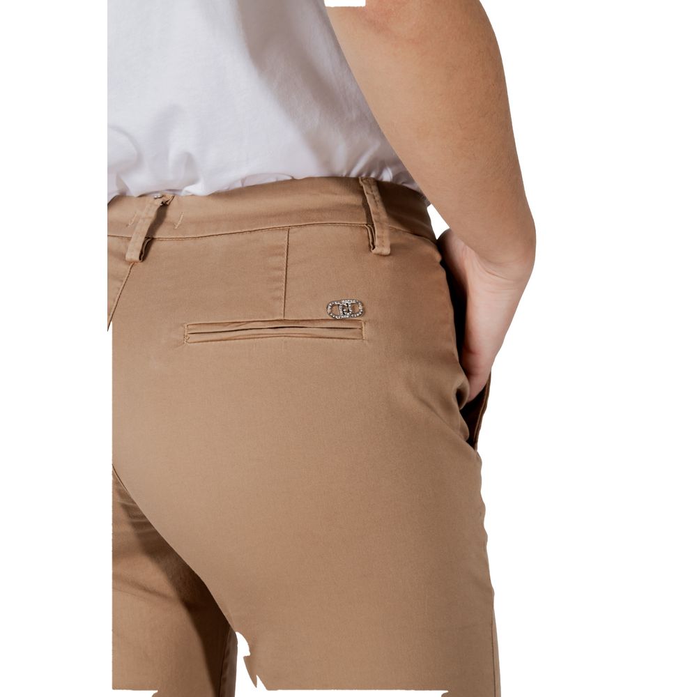 Liu Jo Beige Baumwollhose