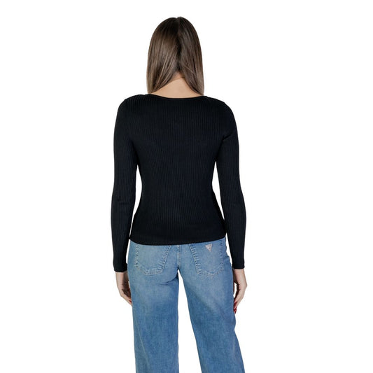 Vila Clothes – Schwarze Viskose-Sportbekleidung