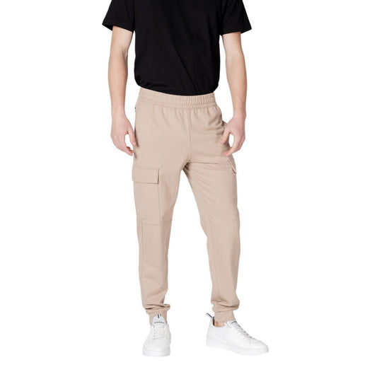 EA7 Emporio Armani – Beige Jogginghose aus Baumwolle
