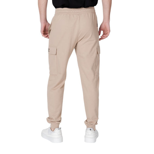 EA7 Emporio Armani – Beige Jogginghose aus Baumwolle