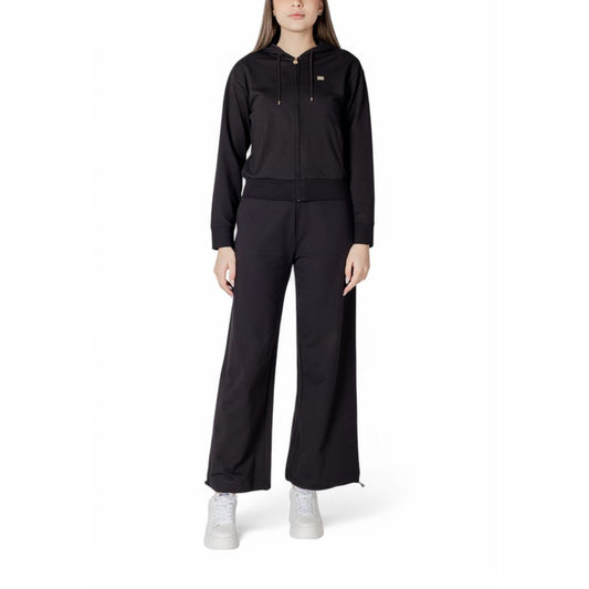 EA7 Emporio Armani – Schwarzer Trainingsanzug aus Baumwolle
