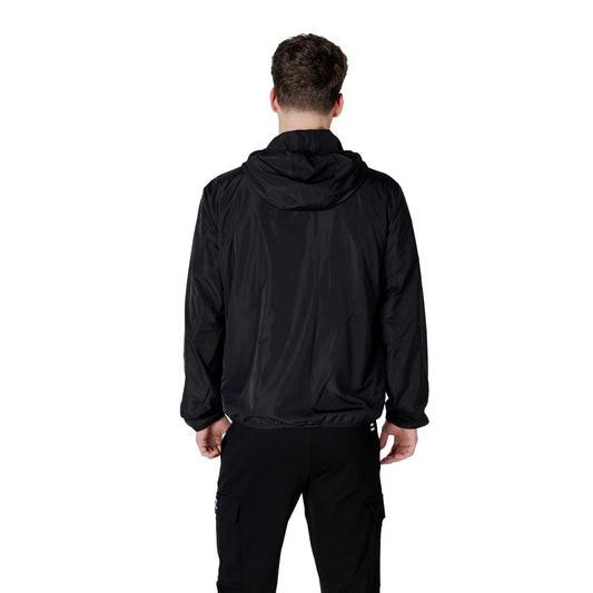 EA7 Emporio Armani Schwarze Polyesterjacken und -mäntel