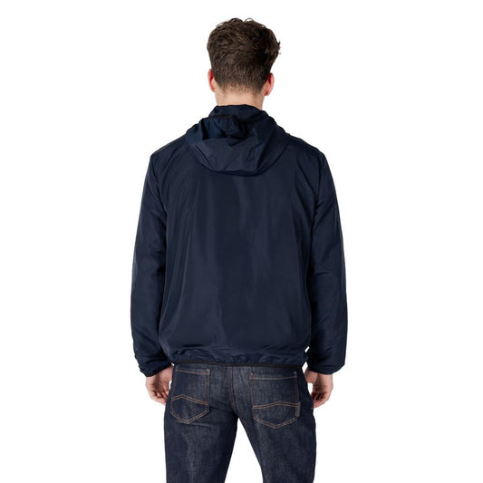 EA7 Emporio Armani Blaue Polyesterjacken und -mäntel
