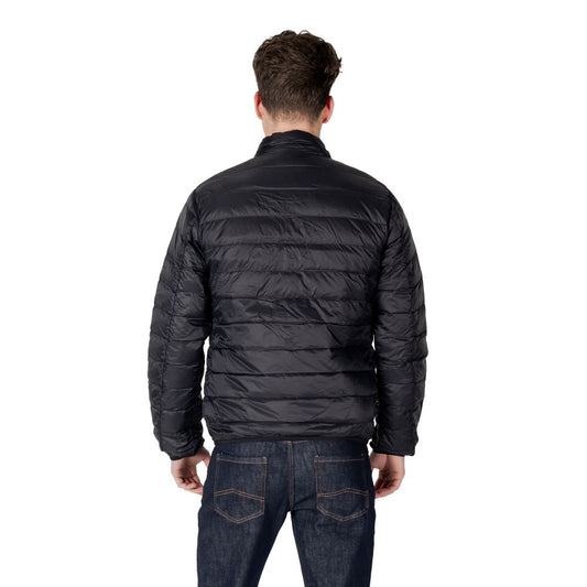 EA7 Emporio Armani Schwarze Polyamidjacken und -mäntel