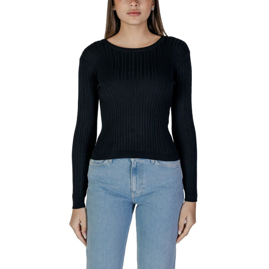 Vila Clothes – Schwarze Sportbekleidung aus recyceltem Polyester