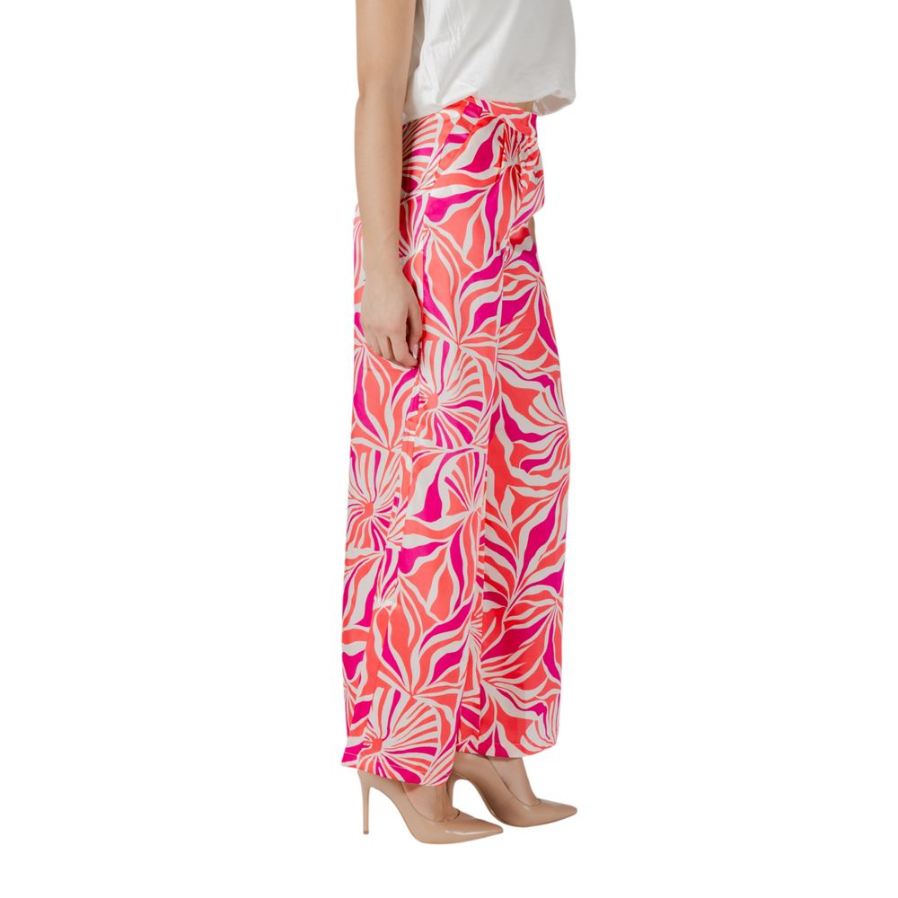 Only – Mehrfarbige Hose aus recyceltem Polyester