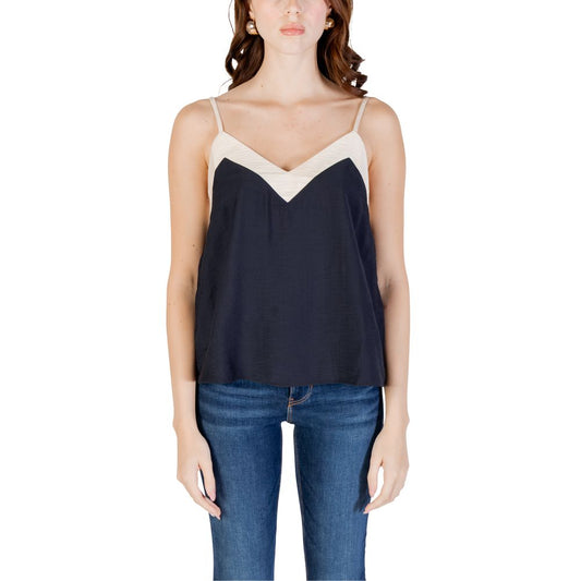 Vero Moda – Schwarzes Nylon-Top