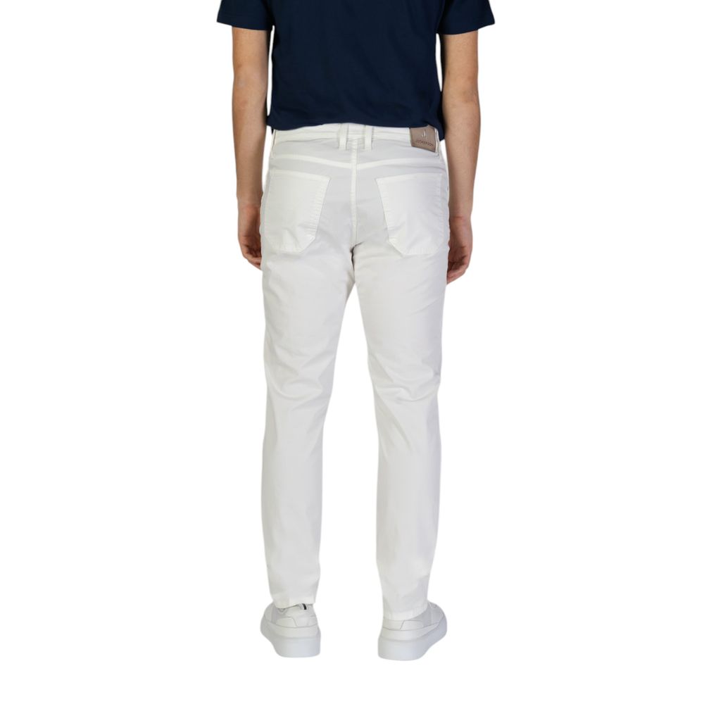 Jeckerson Weiße Skinny-Hose aus Baumwolle