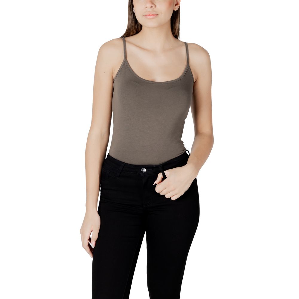 Morgan De Toi – Grünes Tanktop aus Baumwolle