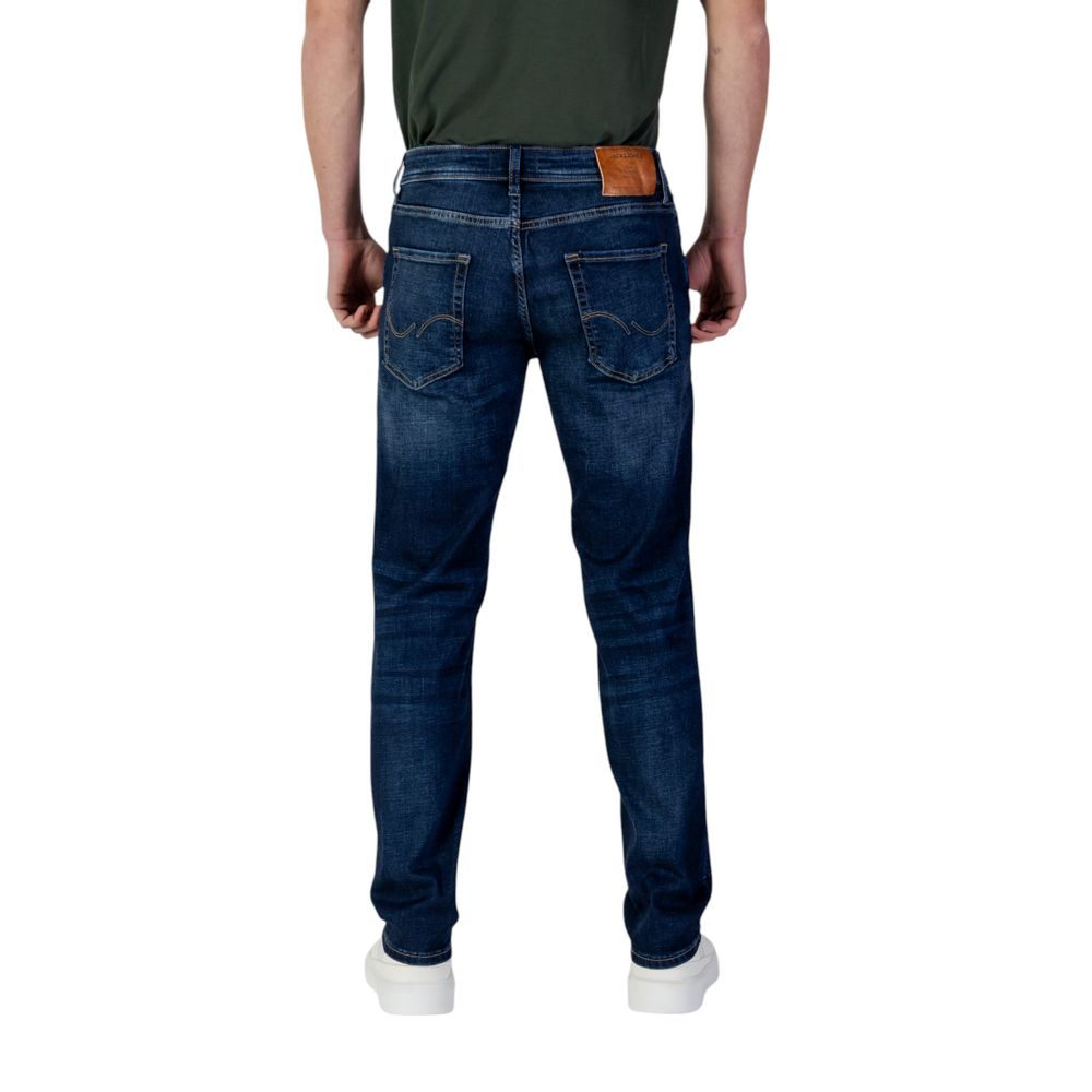 Jack Jones Blaue Jeans aus Bio-Baumwolle mit entspannter Passform