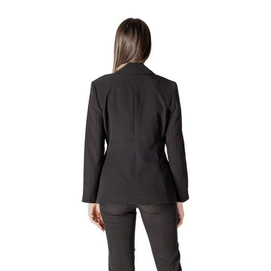 ICHI Schwarzer Polyester-Blazer