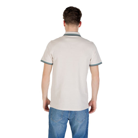 Beiges Poloshirt aus Baumwolle von Jack & Jones