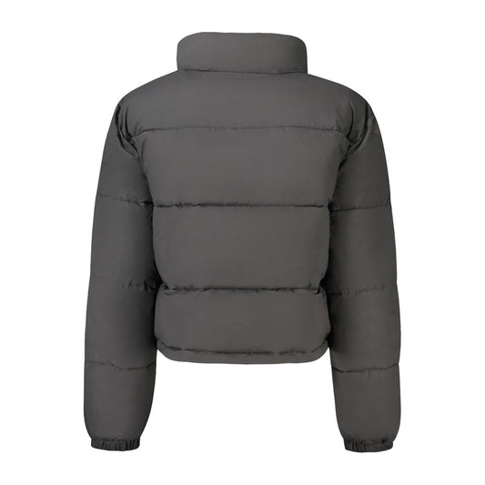 Guess Jeans Schwarze Polyesterjacken & Mäntel