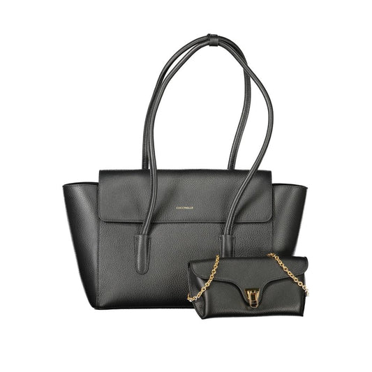 Coccinelle Black Leather Women Handbag