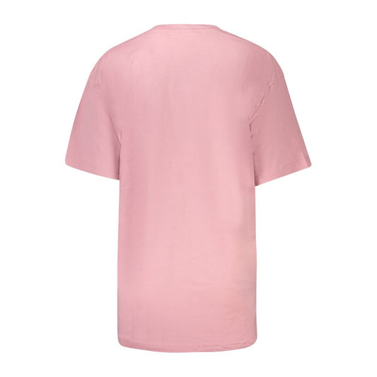 Vans – Rosafarbenes Baumwoll-T-Shirt für Damen