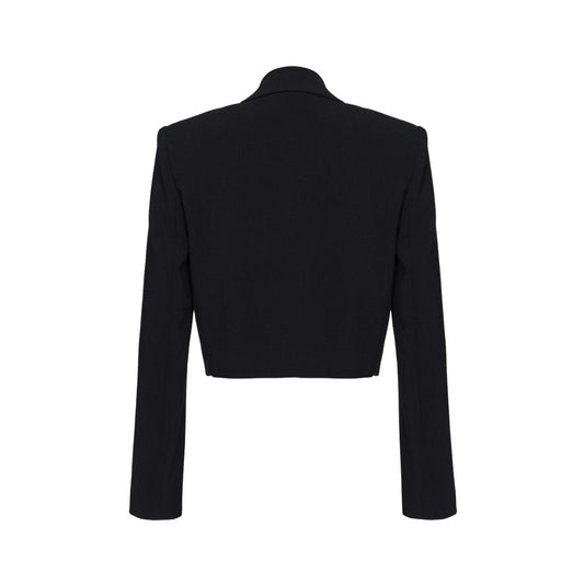 PINKO Black Polyester Women Blazer