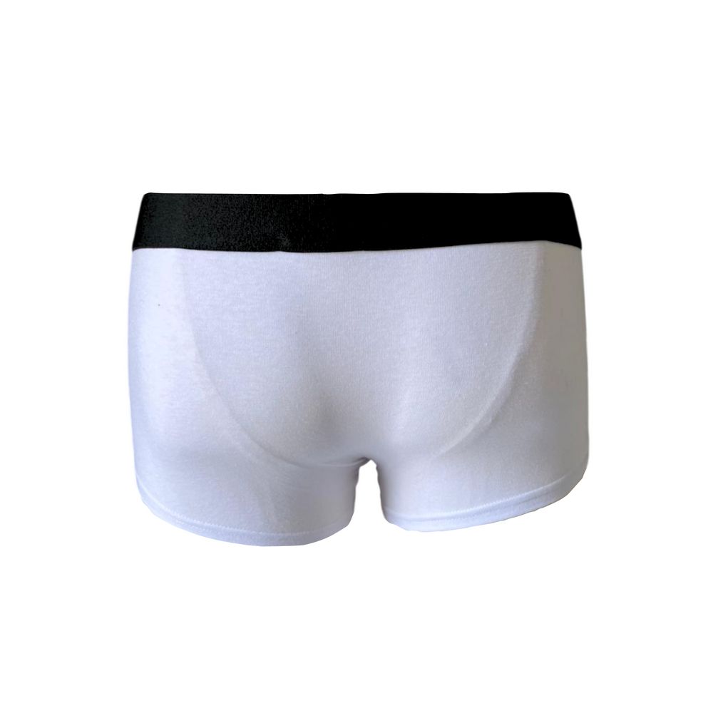 Bikkembergs Herren-Boxershorts aus weißer Baumwolle