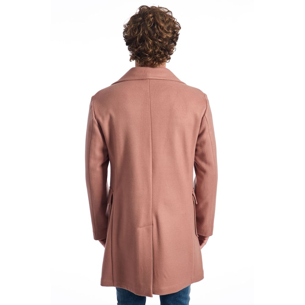 Roberto Pepe Luxus-Herrenjacke aus mehrfarbiger Wolle