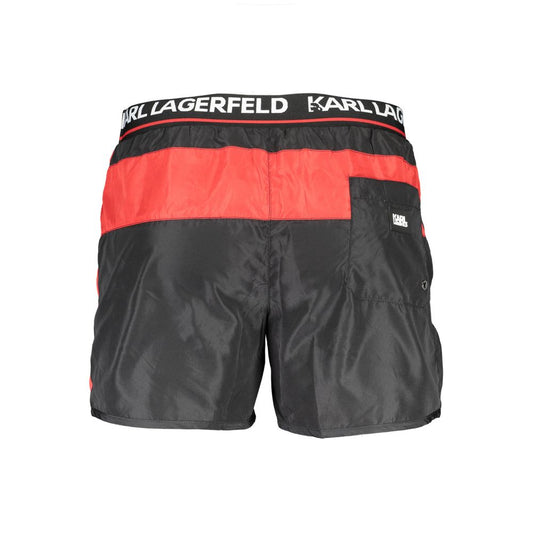 Karl Lagerfeld Schwarze Polyester-Bademode